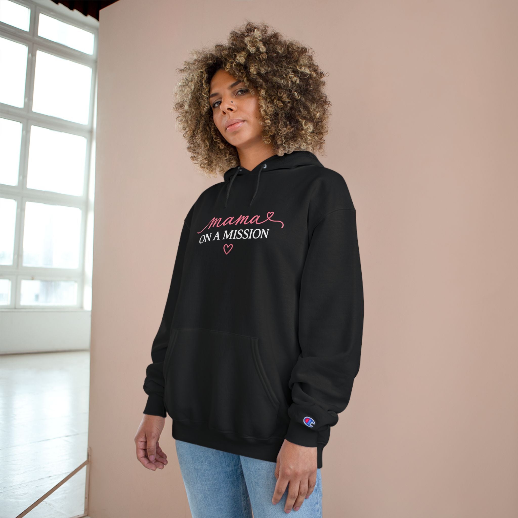 Mama on a Mission Hoodie — Cozy Empowerment Pullover for Moms