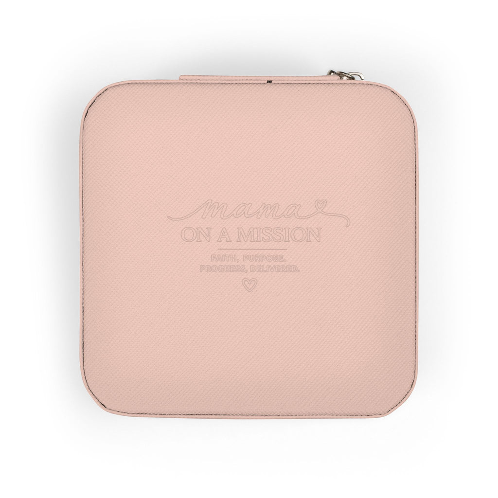 Compact Jewelry Travel Case – Portable Organizer for Rings, Earrings & Necklaces