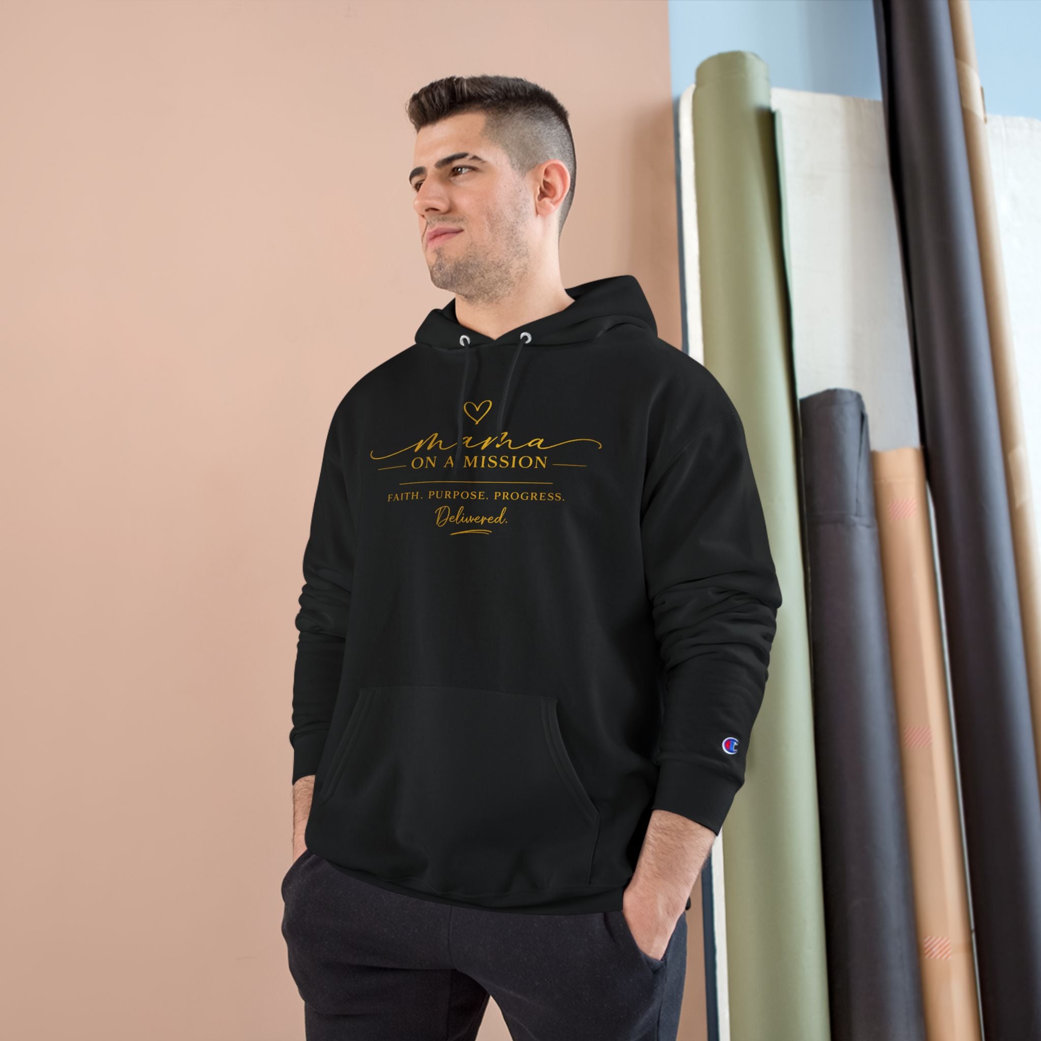 Mama on a Mission Hoodie — Inspirational 'Mama on a Mission' Pullover for Moms
