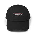 Mama on a Mission Distressed Cap — Embroidered Mom Hat