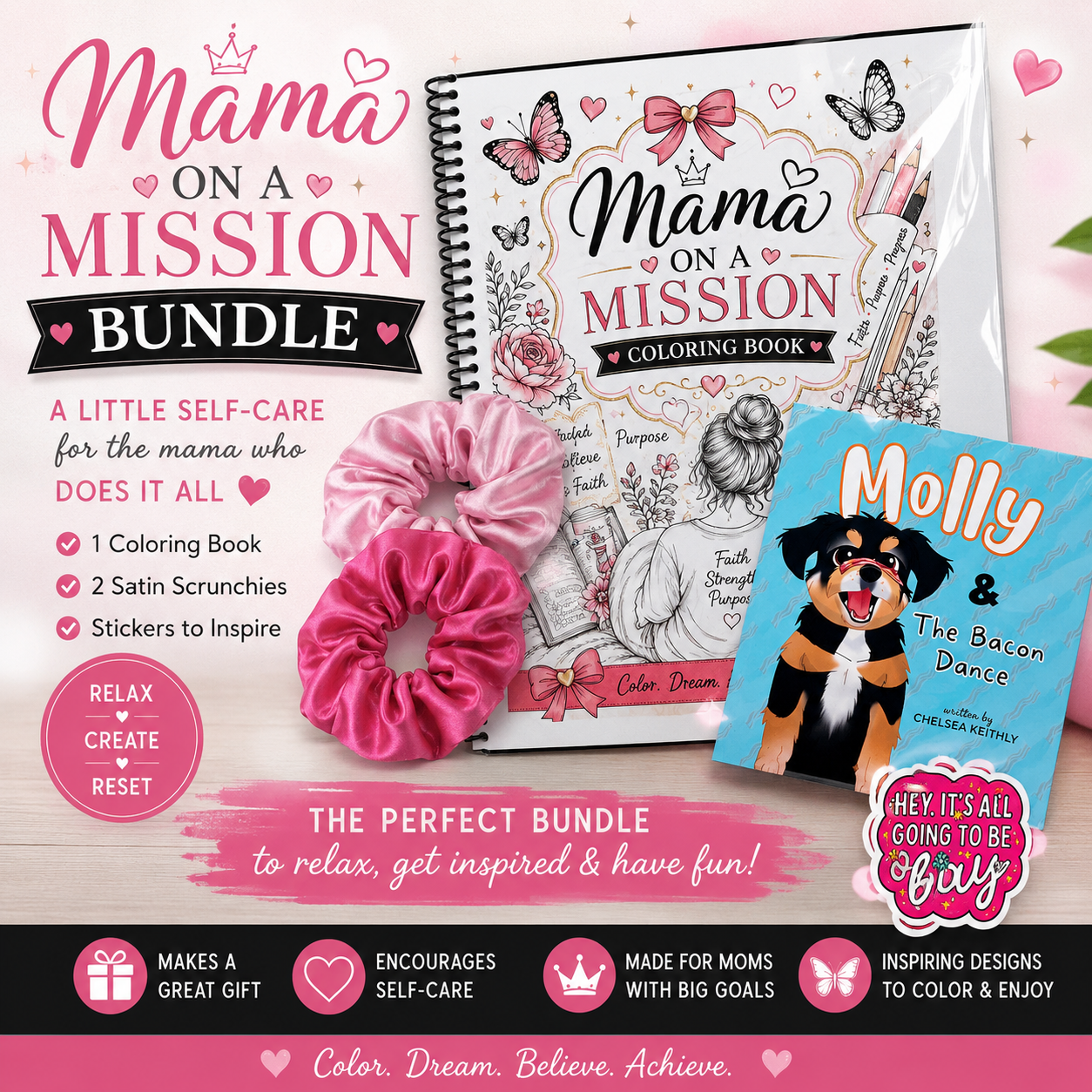 Coloring book & Molly book Bundle