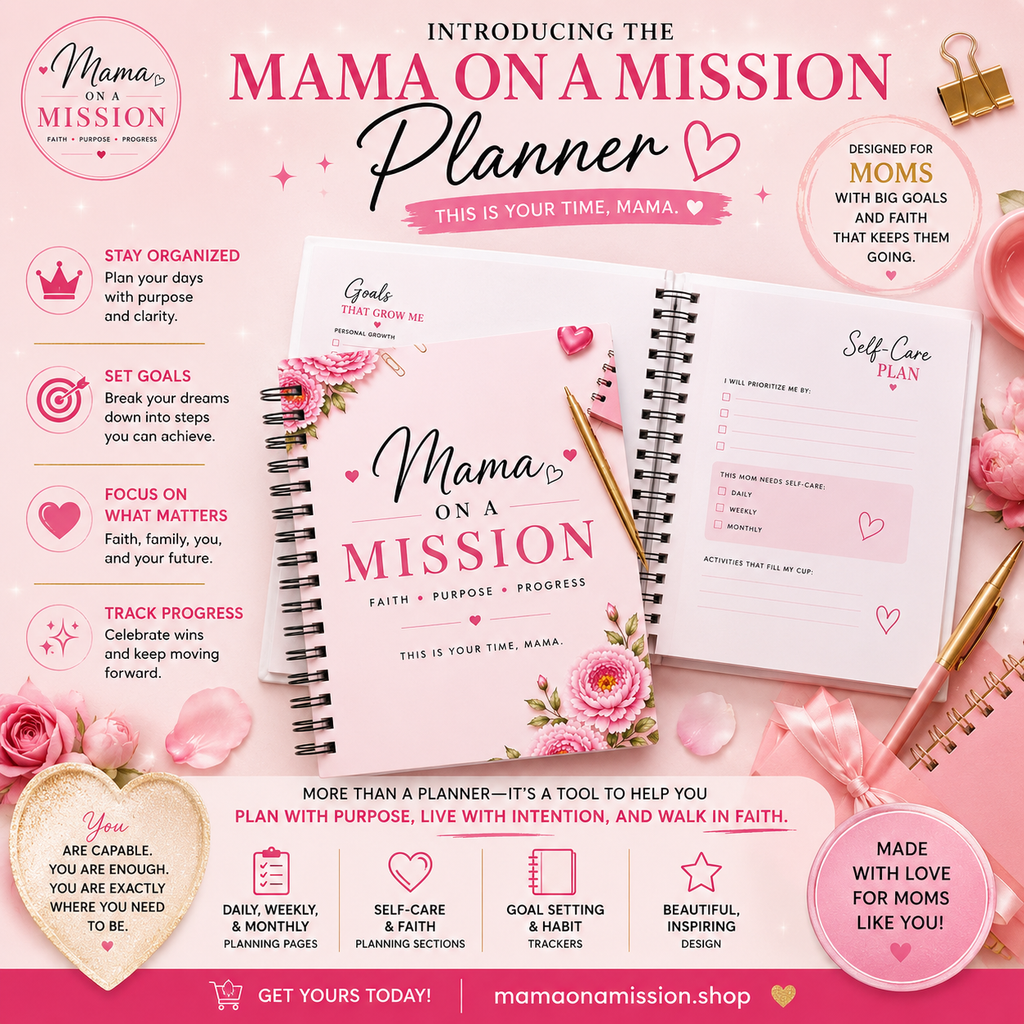 Mama On A Mission 6-Month Goal Planner